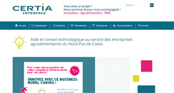Desktop Screenshot of certia-interface.fr